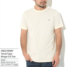 FRED PERRY Tonal Tape Ringer S/S Tee M3658画像