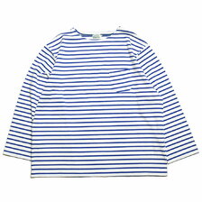 BURGUS PLUS L/S Wide Basque Shirts Border HBP-025画像