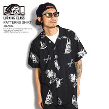 LURKING CLASS PATTERNS SHIRT-BLACK ST22SU02画像
