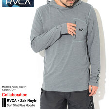 RVCA &times; Zak Noyle Surf Shirt Plus Hoodie BC041-052画像