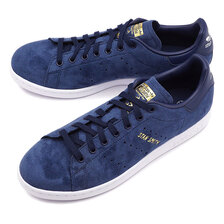 adidas Originals STAN SMITH COLLEGE NAVY/FTWR WHITE/GOLD METALLIC GW0477画像