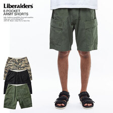 Liberaiders 6 POCKET ARMY SHORTS 718012201画像