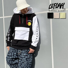 LEFLAH smirking half zip SW parka画像