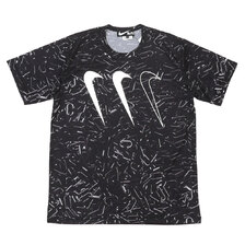 BLACK COMME des GARCONS &times; NIKE CHAIN SWOOSH TEE BLACK画像