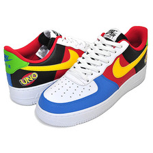 NIKE AIR FORCE 1 07 QS UNO white/yellow zest DC8887-100画像