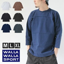 WALLA WALLA SPORT 9oz 3/4 FOOTBALL TEE WW030115画像