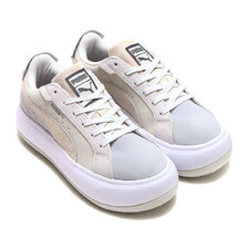 PUMA SUEDE MAYU RAW WNS Vaporous Gray-Puma White-Nimbus Cloud 383114-03画像