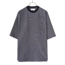 marka BORDER TEE - 40//-recycle suvin organic 28G border - M22B-07CS02B画像