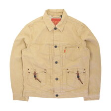 Levi's RED TYPE II TRUCKER JACKET SACRAMENTO SANDS A2699-0001画像