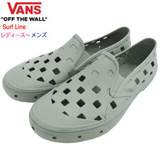 VANS Trek Slip-On Green Milieu Surf Line AN-VN0A5HF8YV2画像