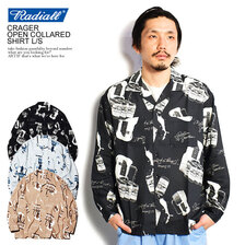 RADIALL CRAGER - OPEN COLLARED SHIRT L/S RAD-22SS-SH009画像