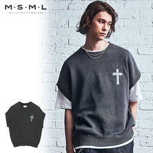 MSML OVERSIZED KNIT VEST M11-02B1-KN01画像