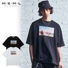 MSML BEACH ART GRAPHIC OVERSIZED TEE M11-02B1-CS01画像