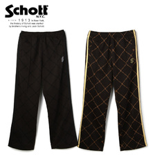 Schott LOGO PATTERN JERSEY PANTS 3126036画像