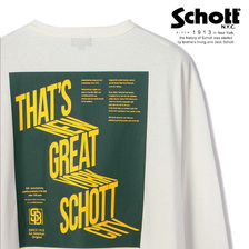 Schott THAT'S GREAT SCHOTT LS T-SHIRT 3123144画像
