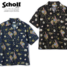 Schott HAWAIIAN SHIRT LAS VEGAS 3115077画像