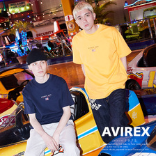 AVIREX BLOCK LOGO T-SHIRT 6123294画像