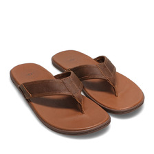 UGG M SEASIDE FLIP LEATHER LUGGAGE 1102690-LUG画像