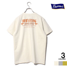 Pherrow's LOYD'S FLYING PRINT T-SHIRTS 22S-PMT3画像