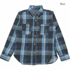 STUDIO D'ARTISAN NORAGI SASHIKO COLOR SHIRT 5666画像