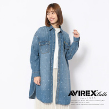 AVIREX WHOLE PATTERN TUNIC DENIM SHIRT 6225041画像