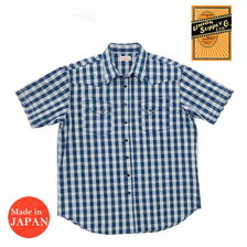 UNION SUPLLY PALAKA CHECK WESTERN SHIRT US38827画像