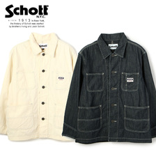 Schott Women's CHAMBRAY WORK COVERA ALL 3222003画像