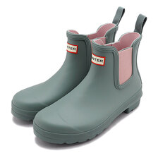 HUNTER ORIGINAL CHELSEA Green/Azalea Pink WFS2078RMA画像