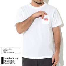 new balance NB Essentials Pocket S/S Tee AMT01567画像