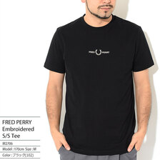FRED PERRY 22SS Embroidered S/S Tee フレッドペリー正規取扱店 M2706画像