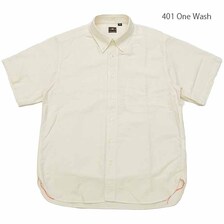 SUGAR CANE 5oz. SELVEDGE OXFORD S/S BUTTON DOWN SHIRT SC38902画像