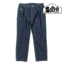 grn outdoor HIASOBI CAMPER LOOSE PANTS INDIGO GO2324Q画像