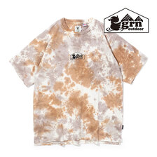 grn outdoor CAMPER TYE-DYE SHYGUY TEE BROWN GO2128F画像