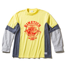 Kinetics REMAKE PULLOVER SHIRTS YELLOW KSRM036画像