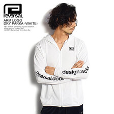 reversal ARM LOGO DRY PARKA -WHITE- RV22SS203画像