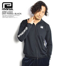 reversal ARM LOGO DRY PARKA -BLACK- RV22SS203画像
