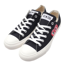 PLAY COMME des GARCONS &times; CONVERSE ALL STAR OX PCDG BLACK画像