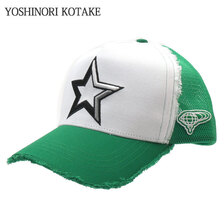 YOSHINORI KOTAKE DESIGN &times; BEAMS GOLF STAR LOGO CAP GREEN画像