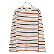 URU COTTON BORDER LONG SLEEVE TEE 22SUC07画像