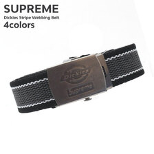 Supreme &times; Dickies 22SS Stripe Webbing Belt画像