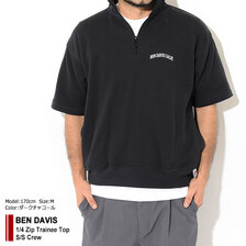 BEN DAVIS 1/4 Zip Trainee Top S/S Crew I-2580023画像