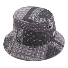 NEW ERA バケット01 ペイズリー パッチワーク ブラックペイズリー 13059135画像