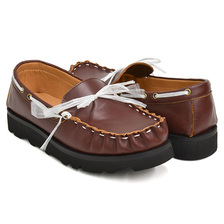 TOMOTAKA ONOZAKI DYNEEMA MOCCASIN CHERRY RED LEATHER画像