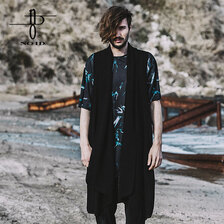 NO ID. BLACK ノースリーブニットロングガウン 450010-907K画像