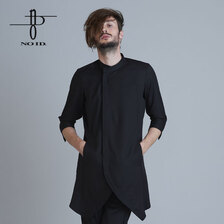 NO ID. BLACK セミダブルバンドカラーロングSH 450006-909S画像