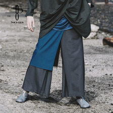 NO ID. BLACK インバーテッドプリーツラップバギーPT 450006-910P画像