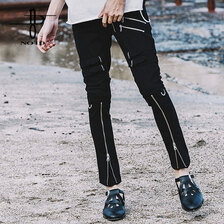 NO ID. BLACK ボンテージZIPスキニーPT 450006-936P画像