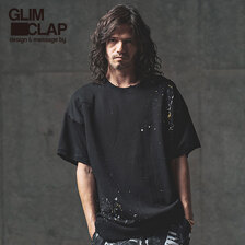 GLIMCLAP Vintage processing design short-sleeve sweatshirt 12-153-GLS-CC画像