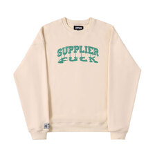 SUPPLIER MELT LOGO CREW SWEAT CREAM画像