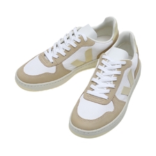 VEJA V-10 WHITE/BUTTER/ALMOND VJVX012803画像